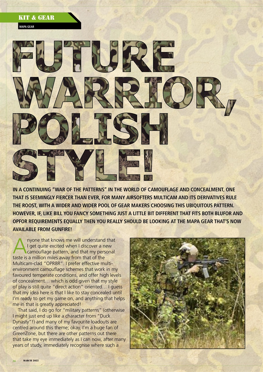 Airsoft Action Preview Pages