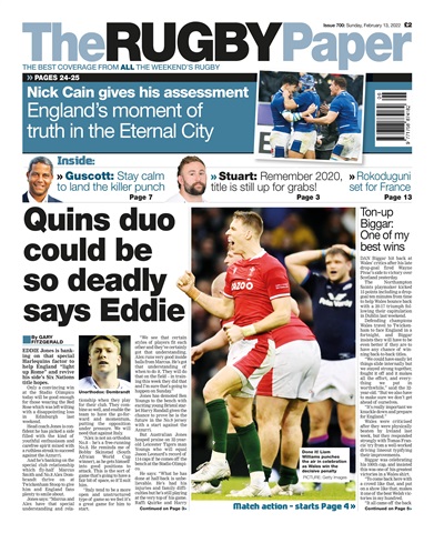 The Rugby Paper issue 13 Feb 2022