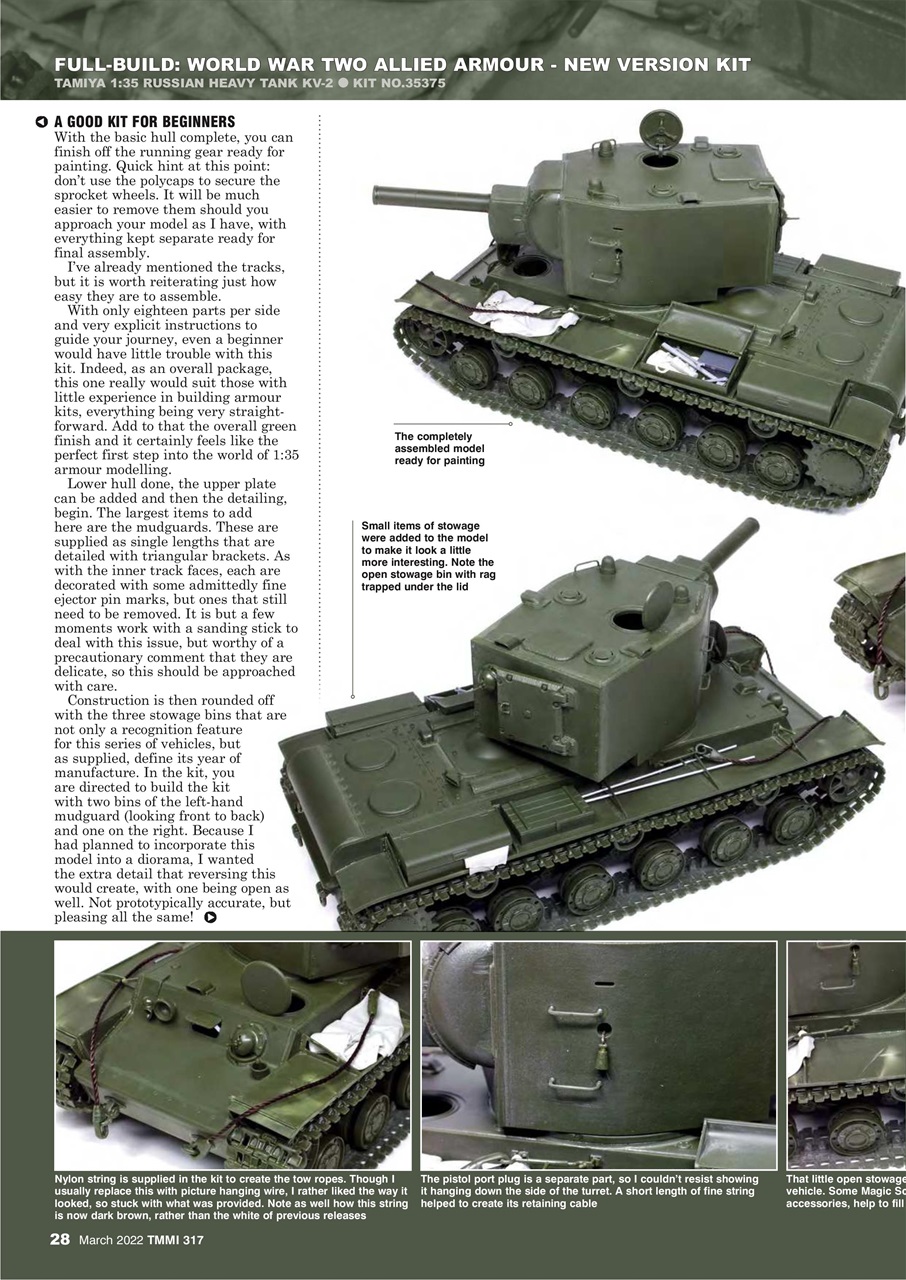 Tamiya Model Magazine Preview Pages