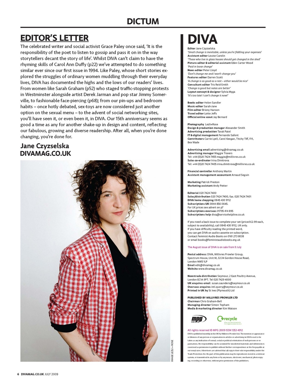 DIVA Magazine Preview Pages