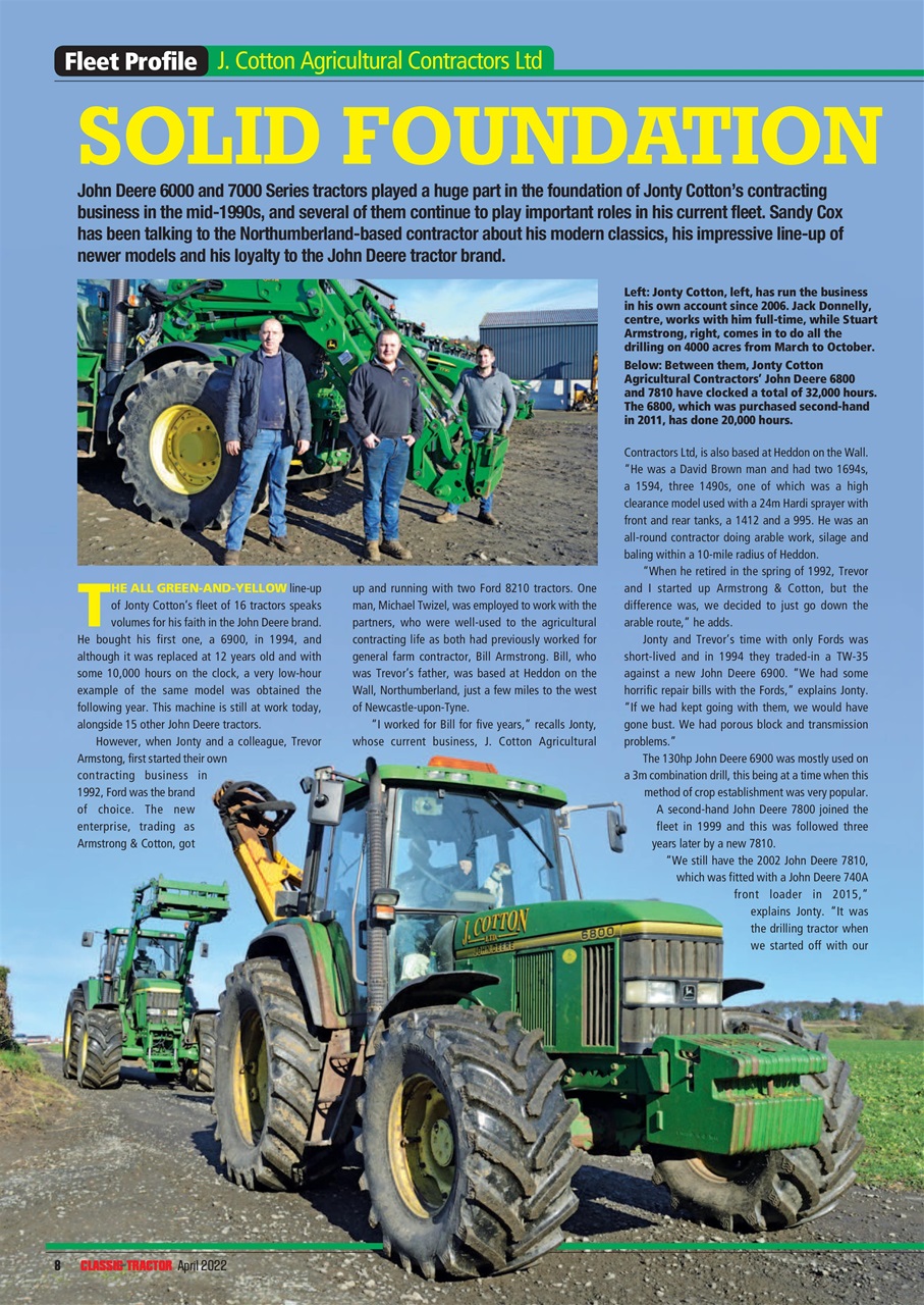 Classic Tractor Preview Pages