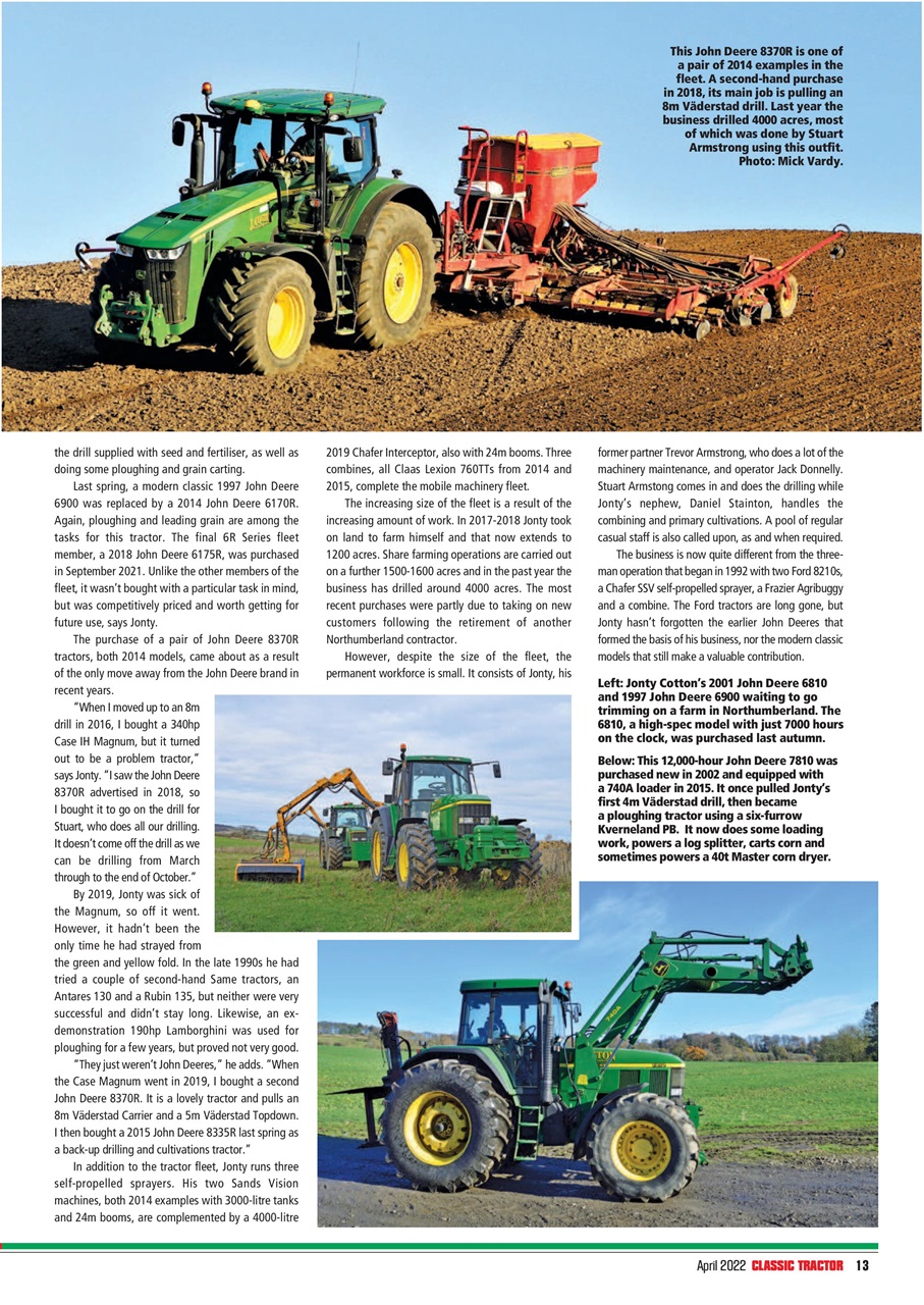 Classic Tractor Preview Pages