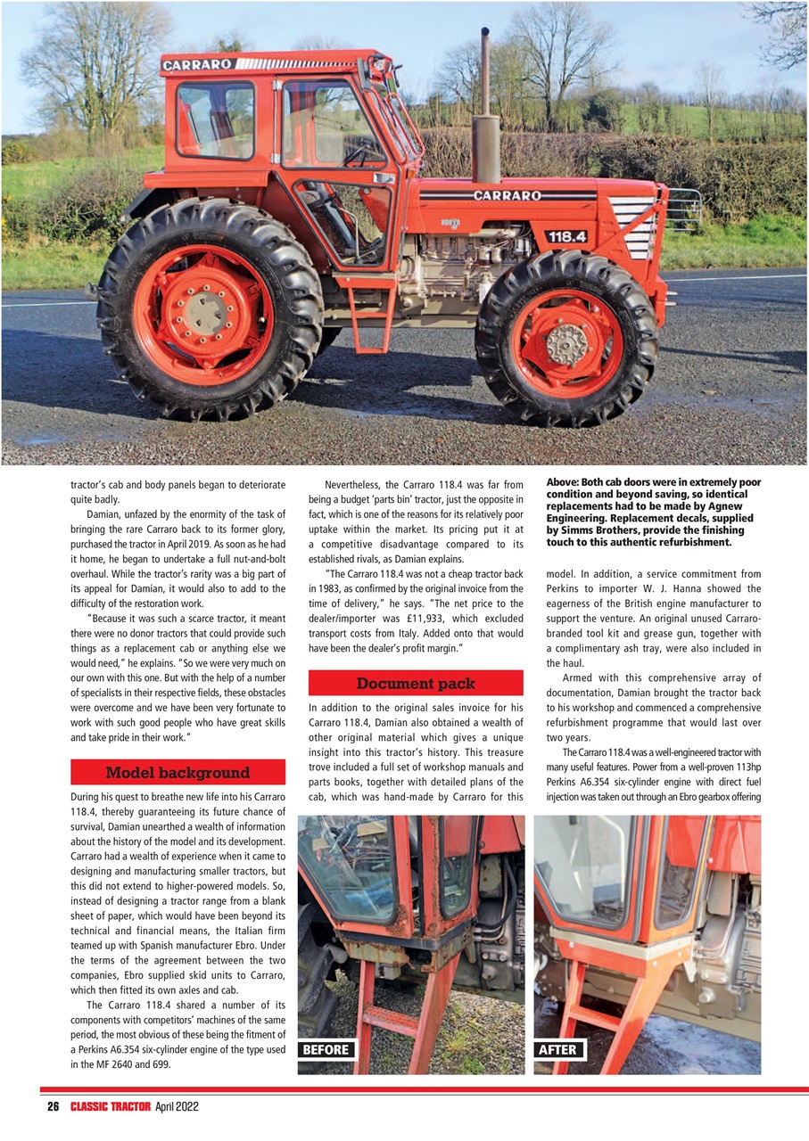 Classic Tractor Preview Pages