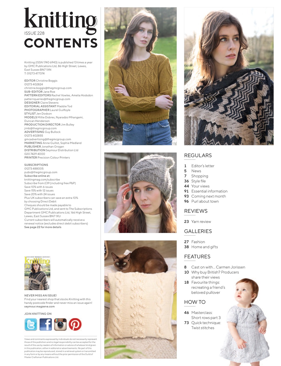 Knitting Preview Pages