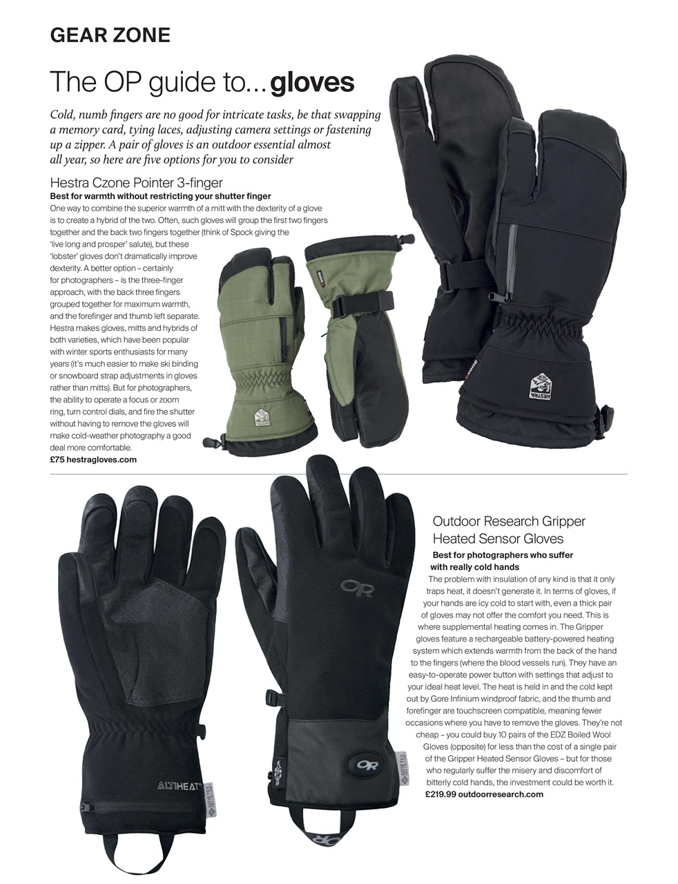 Outdoor Photography Preview Pages