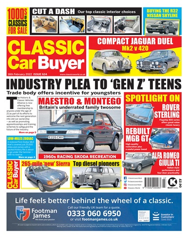 Classic Car Buyer issue February 16- 2022