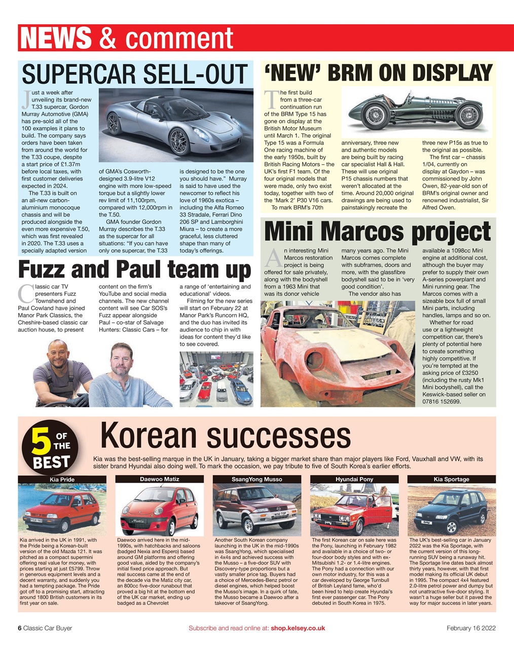 Classic Car Buyer Preview Pages