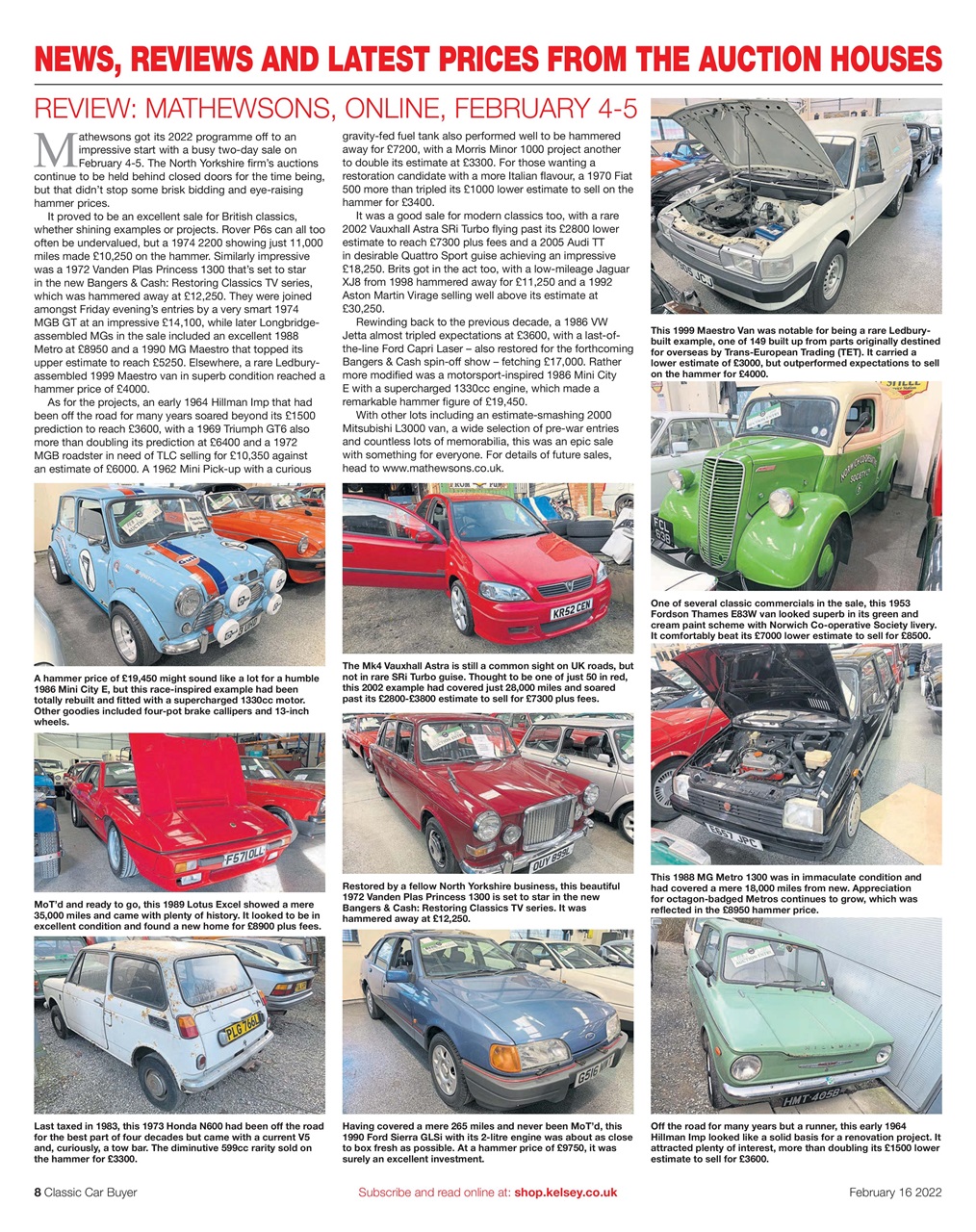 Classic Car Buyer Preview Pages