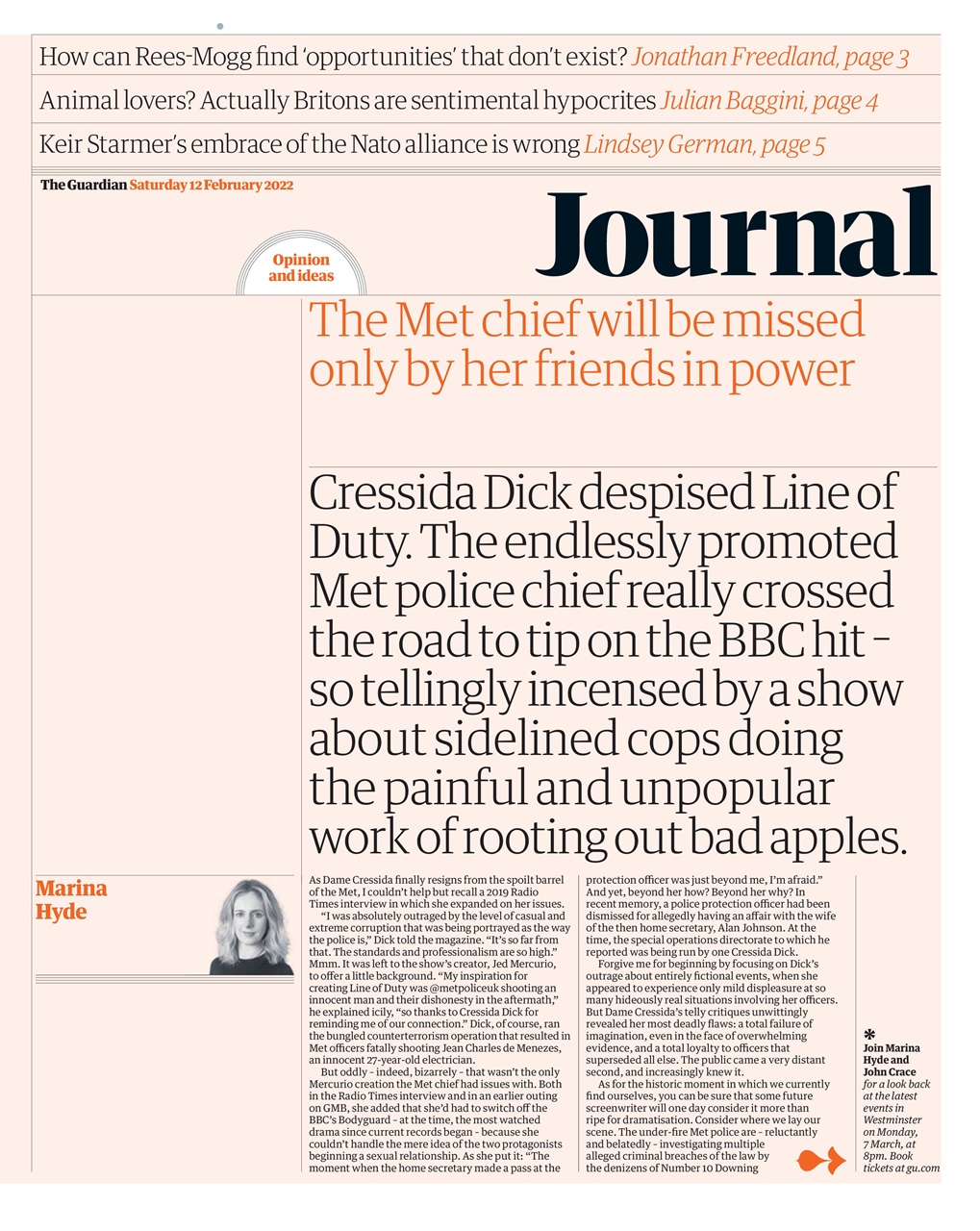 The Guardian Newspaper Preview Pages