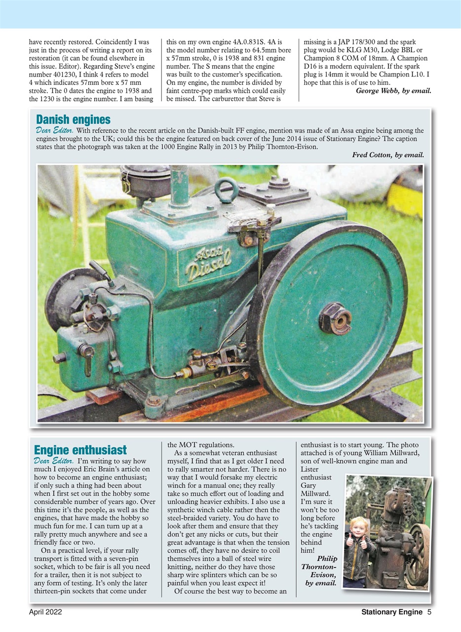 Stationary Engine Preview Pages