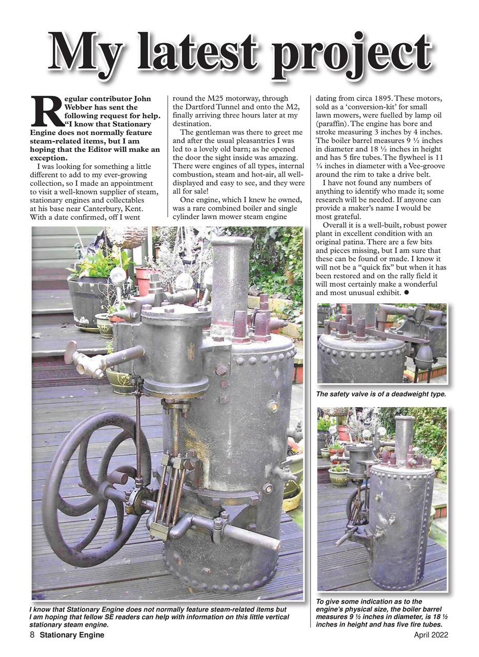 Stationary Engine Preview Pages