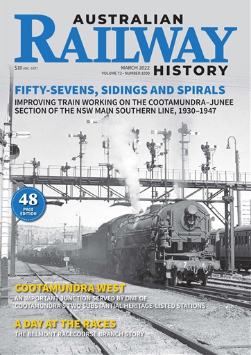 Australian Railway History issue 