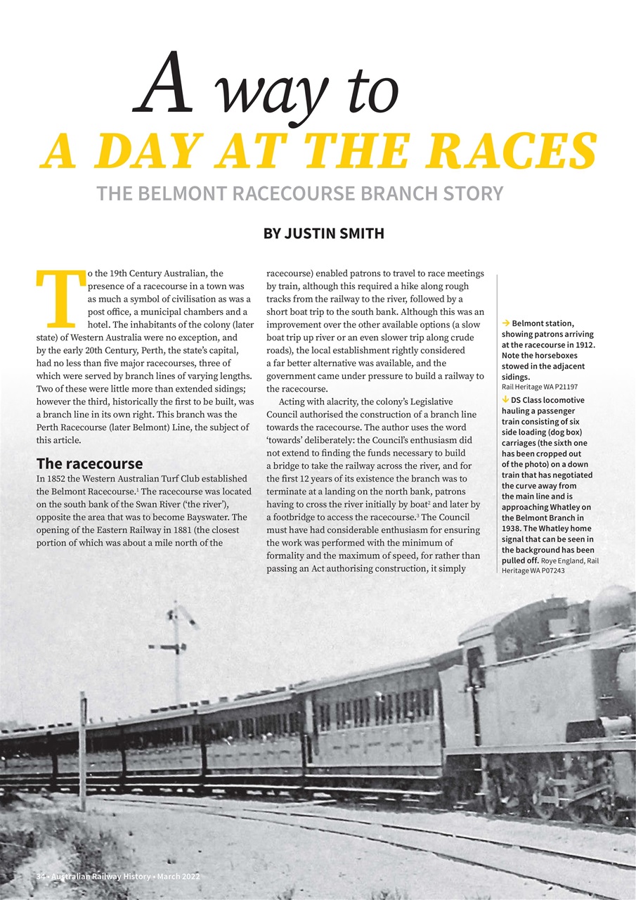 Australian Railway History Preview Pages