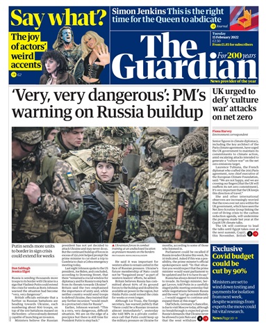 The Guardian Newspaper issue Tuesday, February 15, 2022