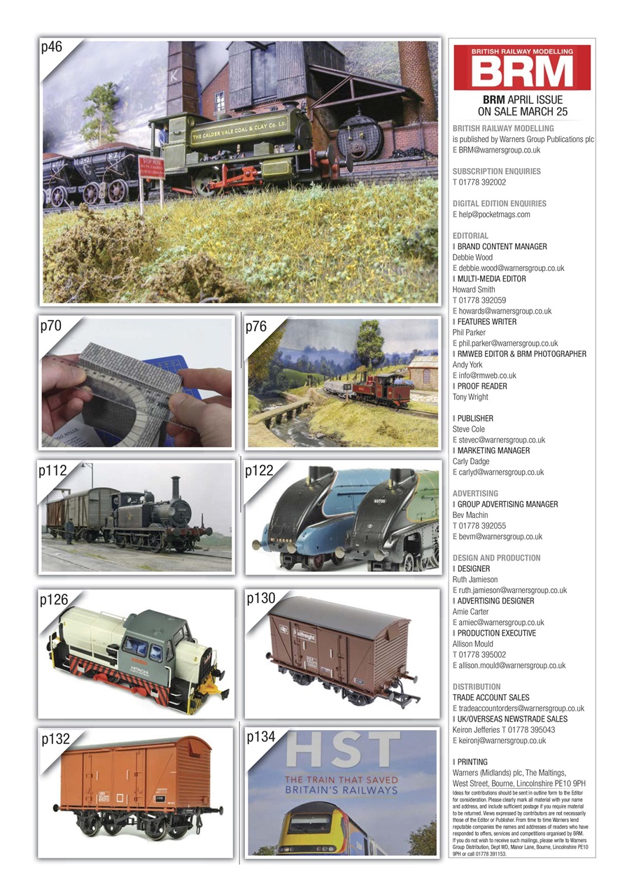 British Railway Modelling (BRM) Preview Pages