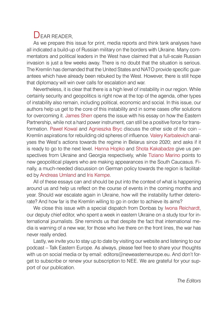 New Eastern Europe Preview Pages