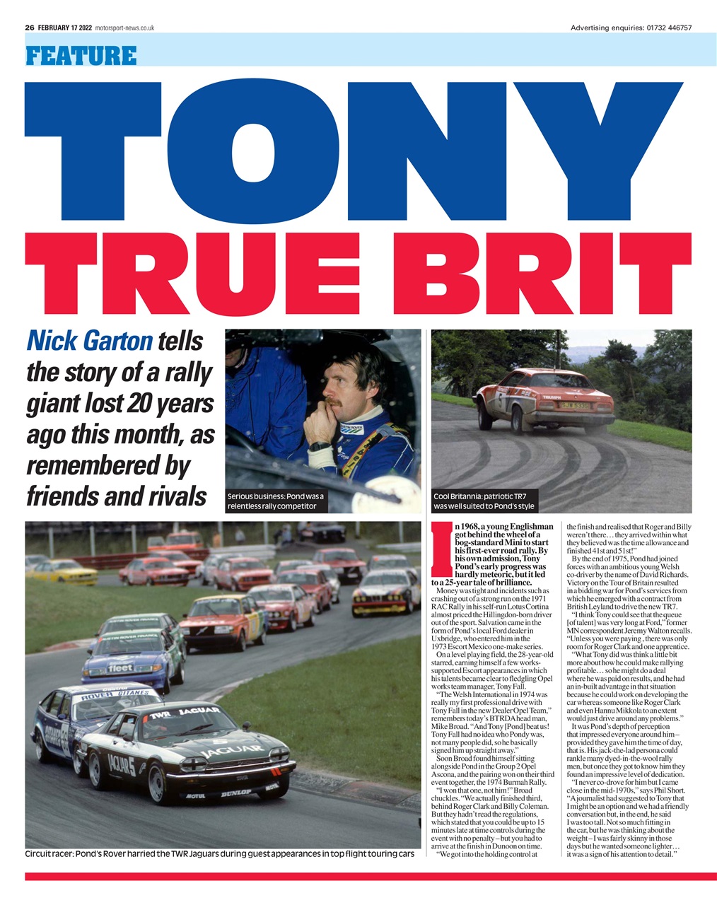 Motorsport News Preview Pages