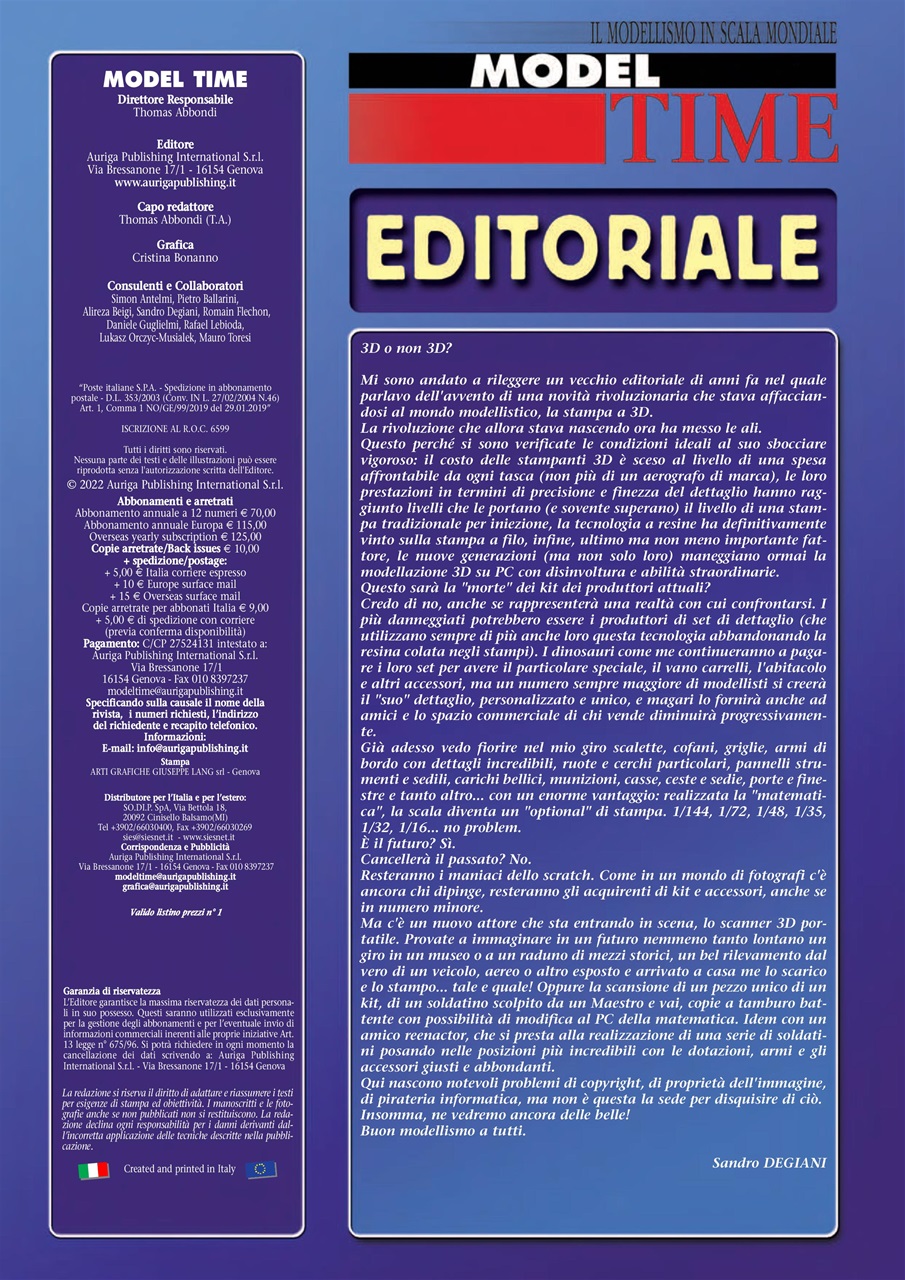 Model Time Preview Pages