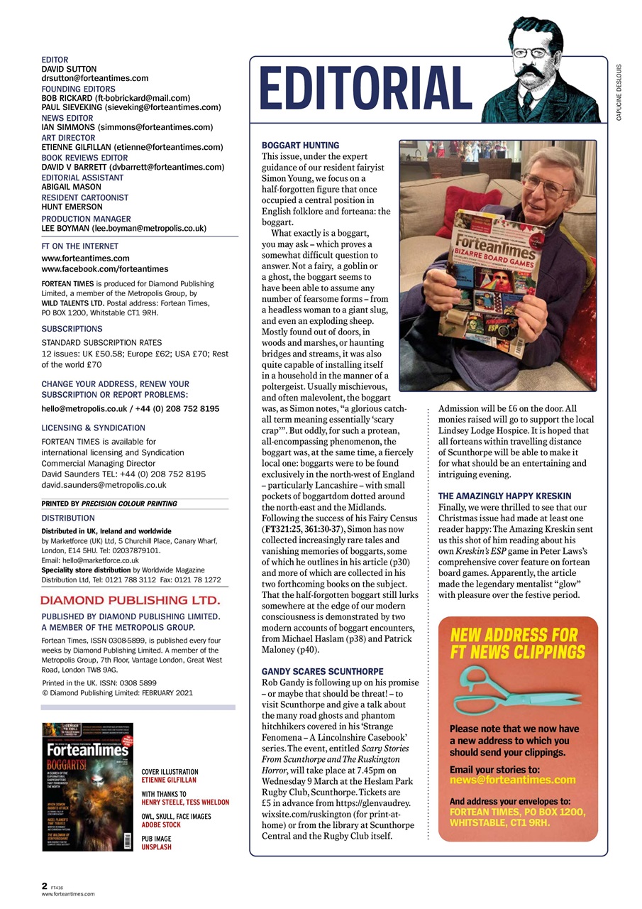 Fortean Times Preview Pages