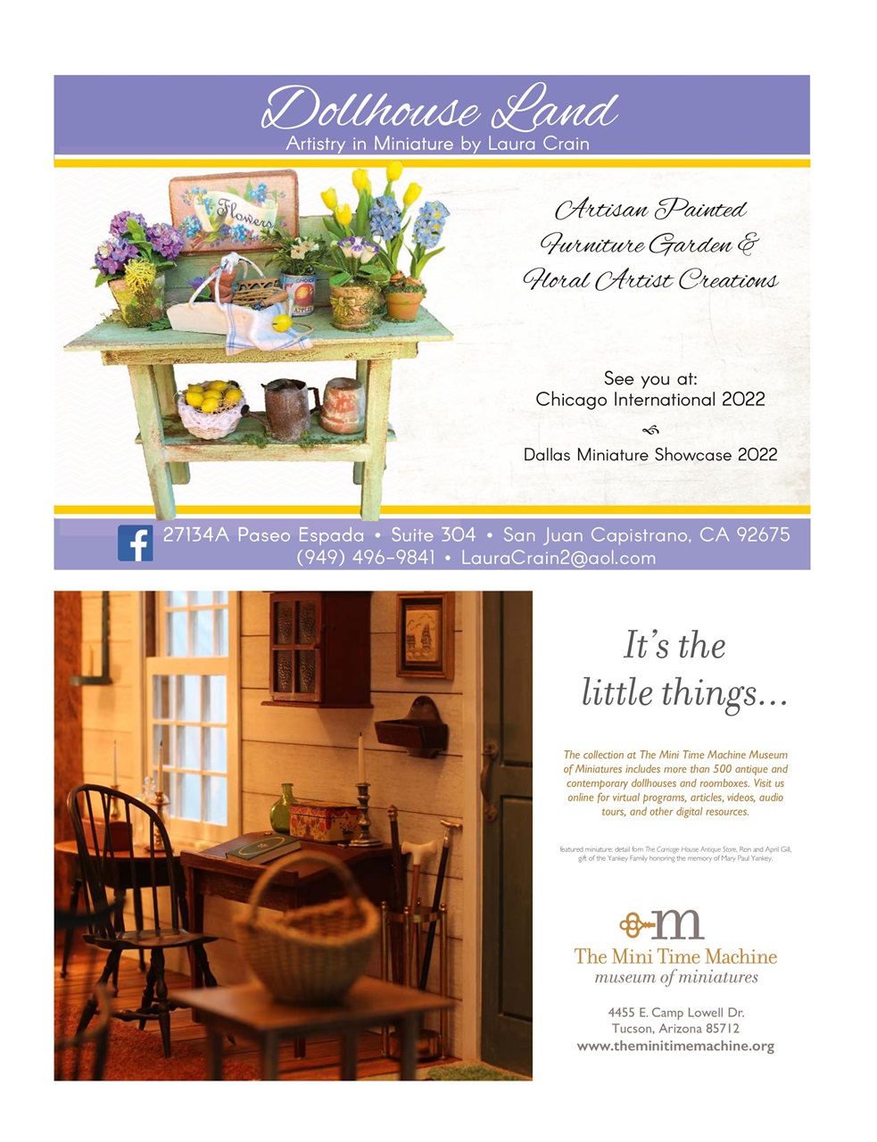 Dollhouse Miniatures Preview Pages