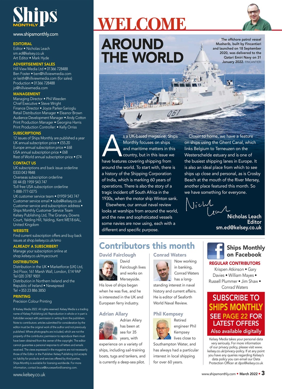 Ships Monthly Preview Pages