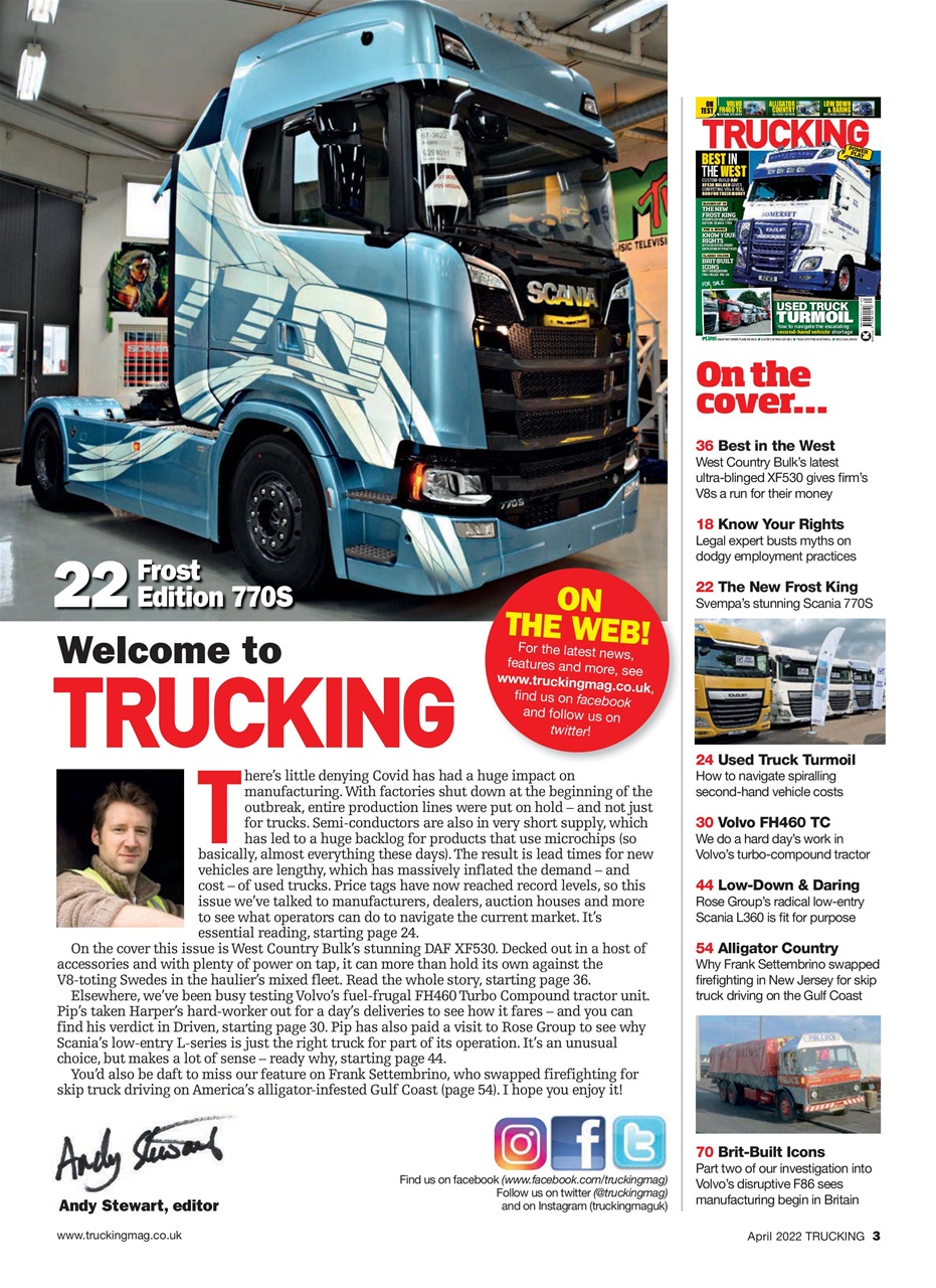 Trucking Magazine Preview Pages
