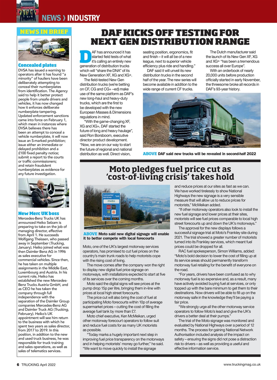 Trucking Magazine Preview Pages