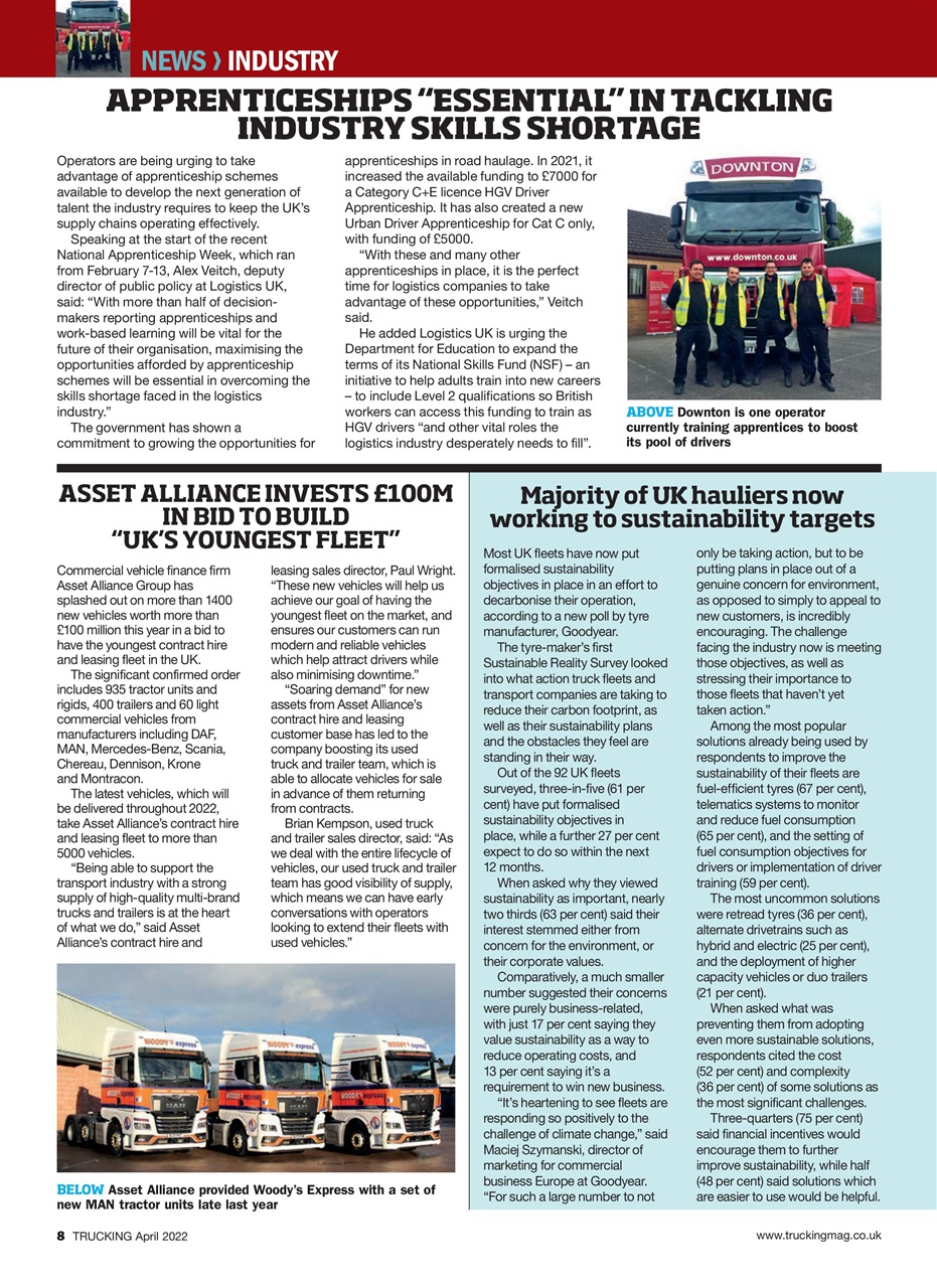 Trucking Magazine Preview Pages