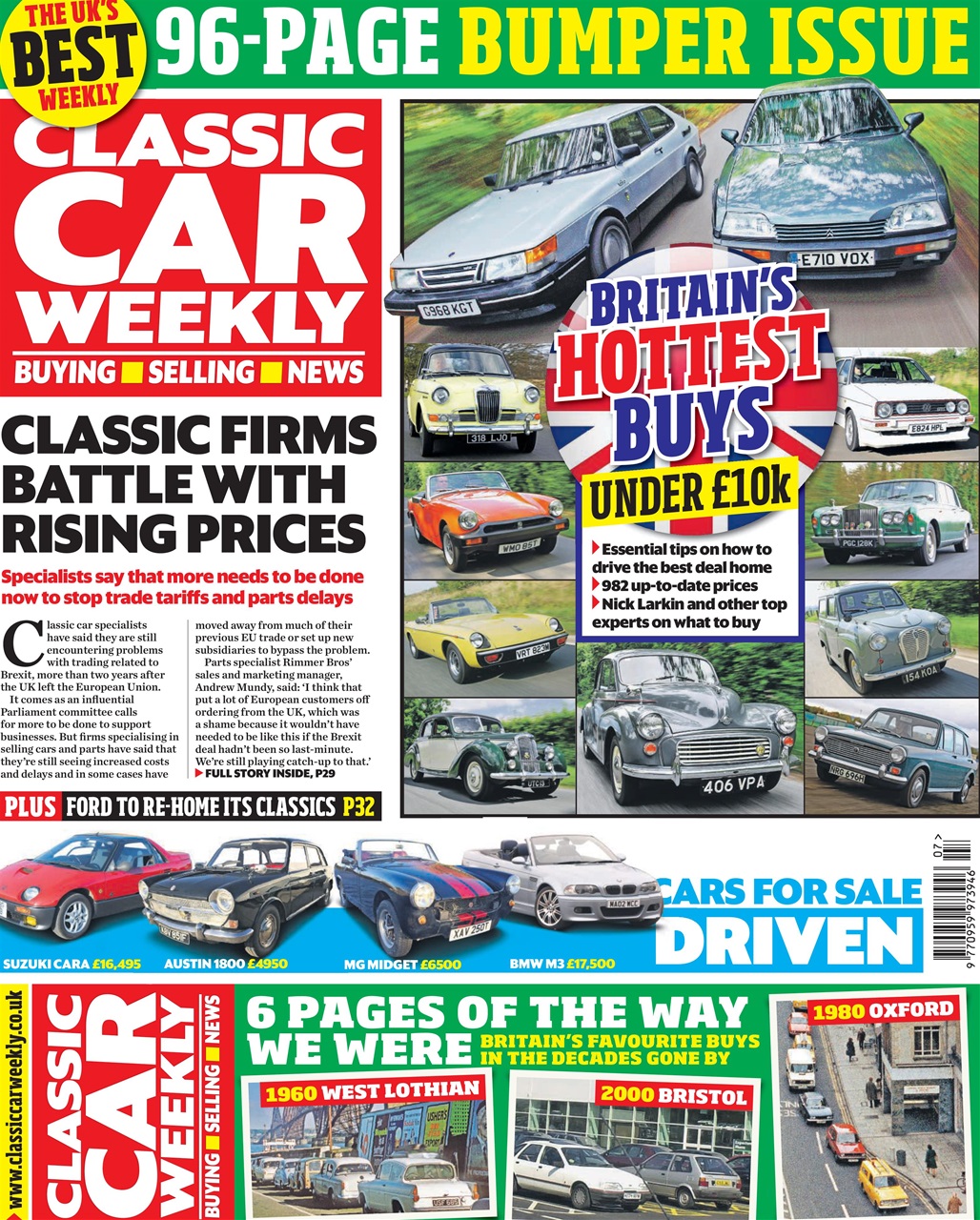 Classic Car Weekly Preview Pages
