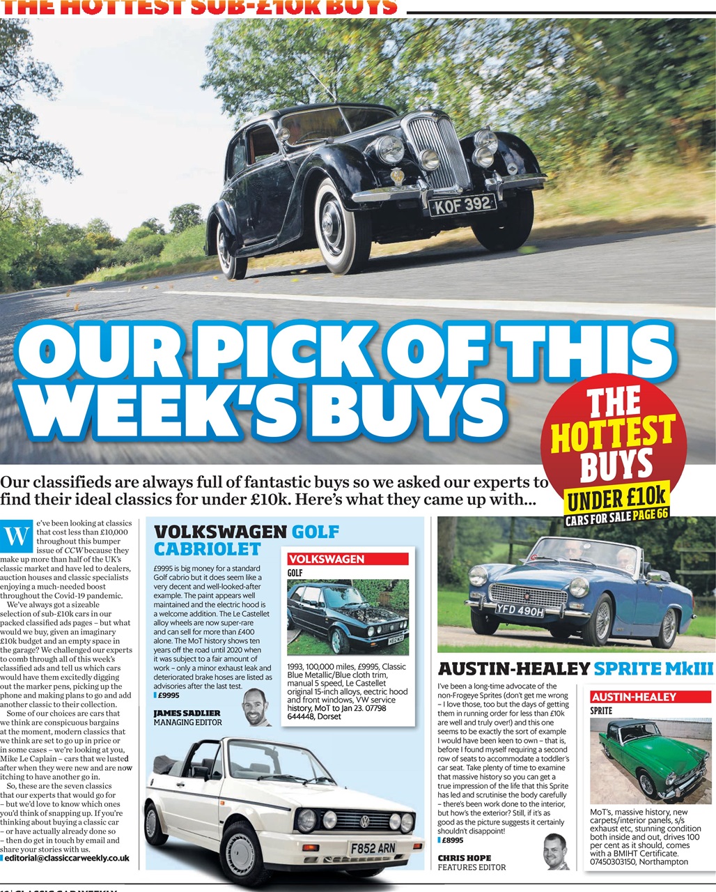 Classic Car Weekly Preview Pages