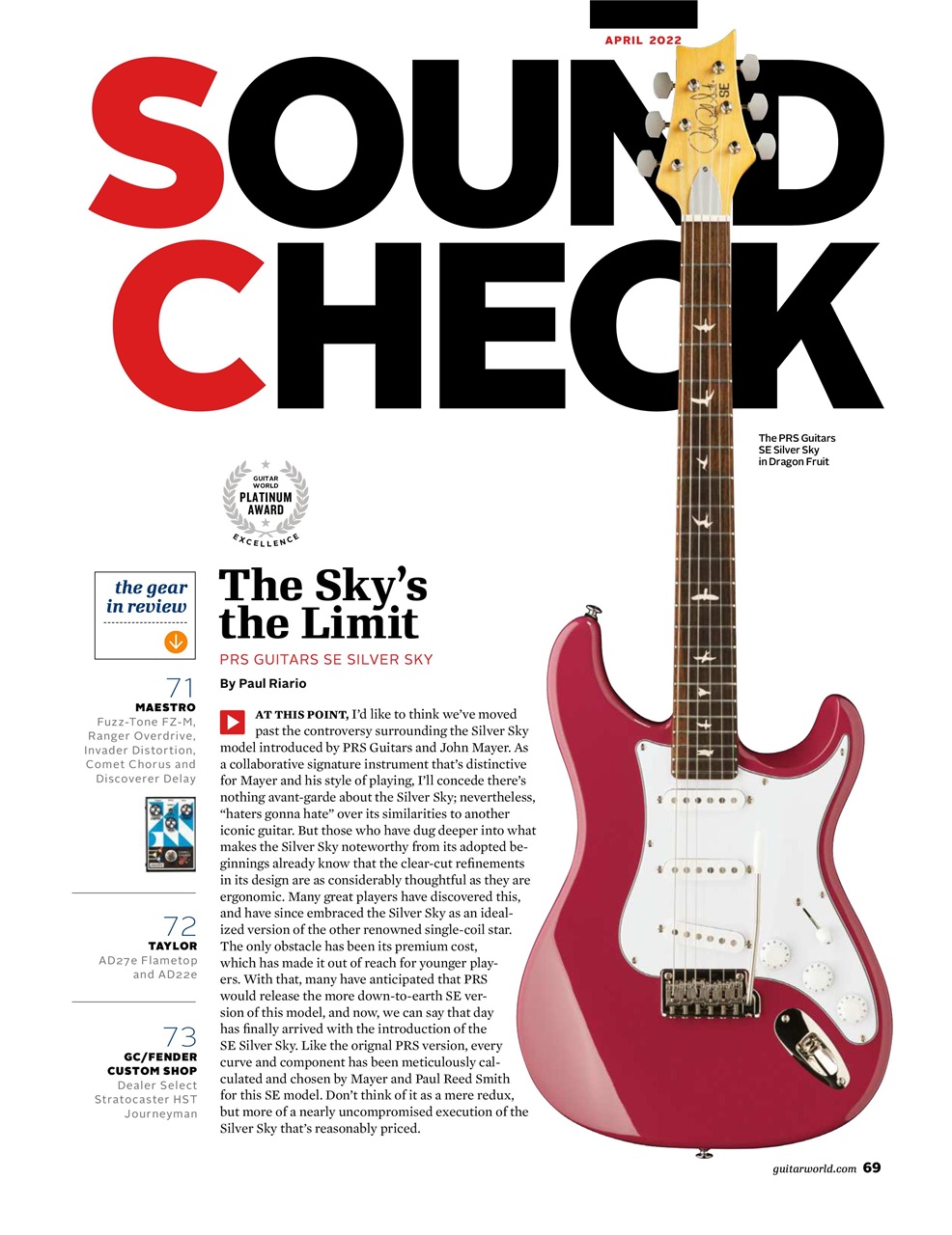 Guitar World Preview Pages