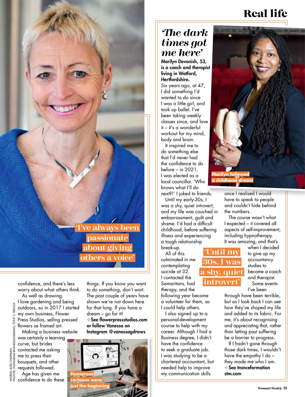 Woman's Weekly Preview Pages