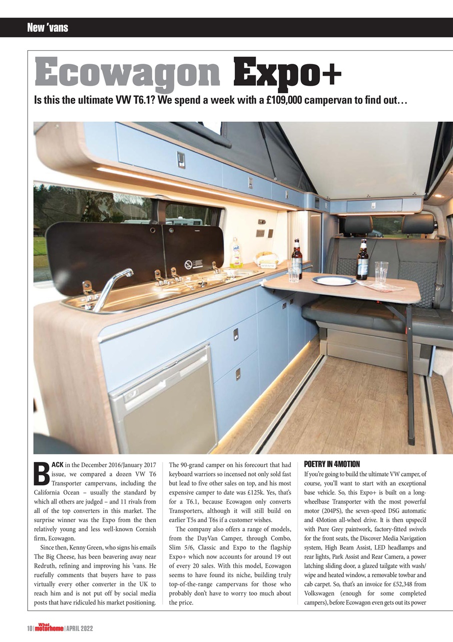 What Motorhome magazine Preview Pages