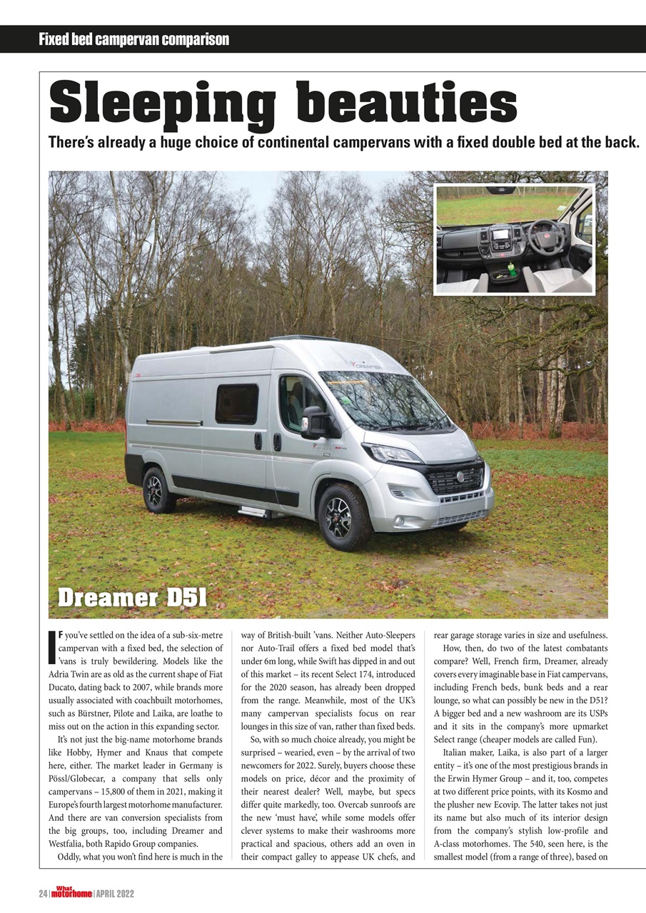 What Motorhome magazine Preview Pages