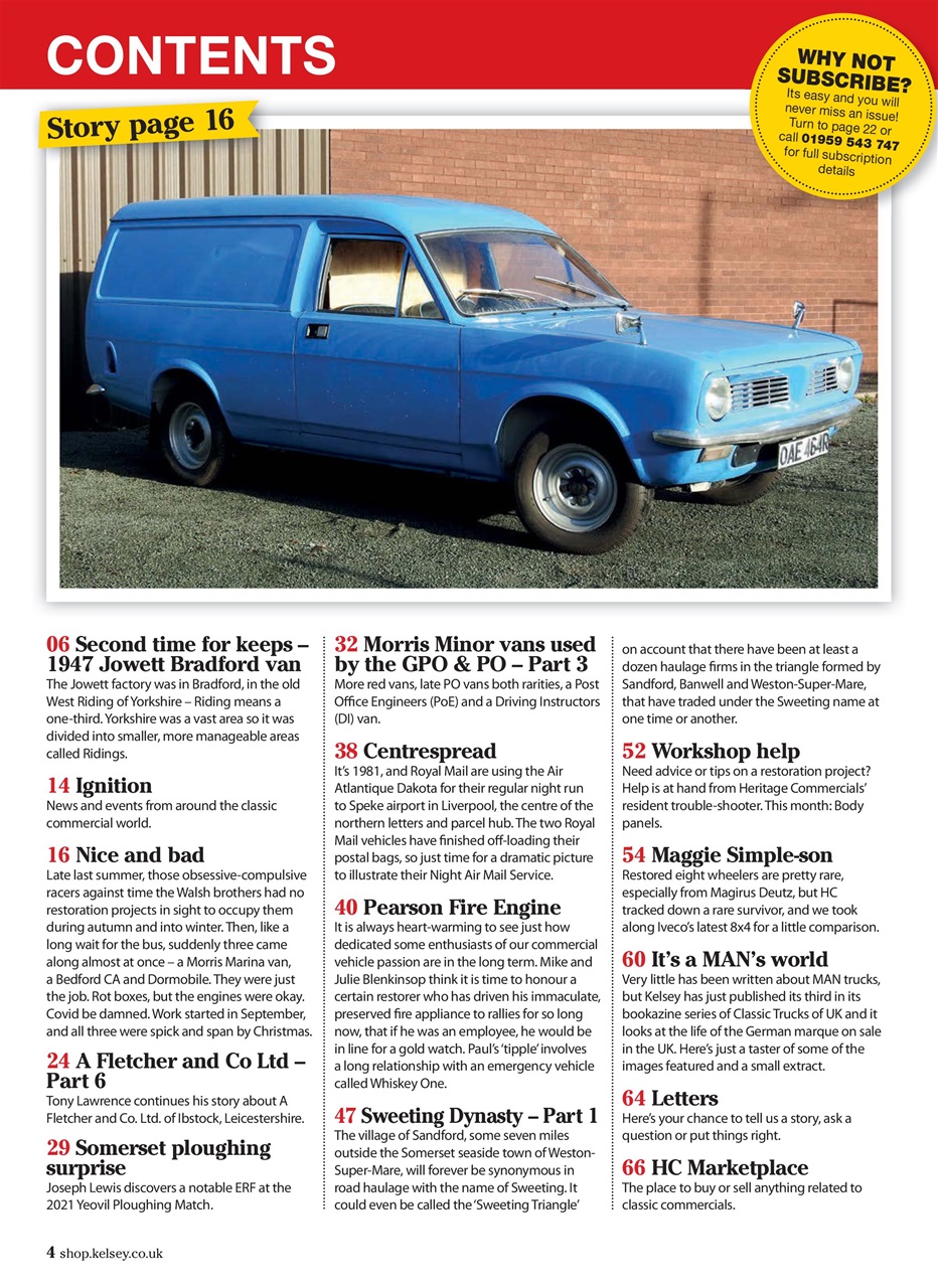Heritage Commercials Magazine Preview Pages