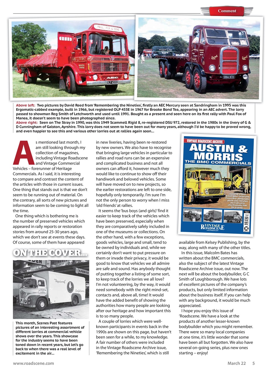 Vintage Roadscene Preview Pages