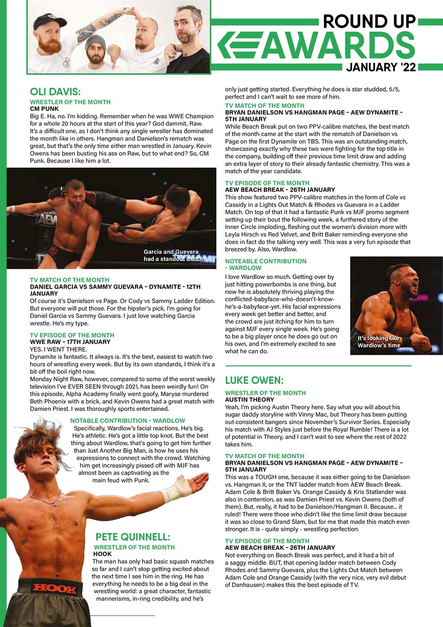 Wrestletalk Magazine Preview Pages