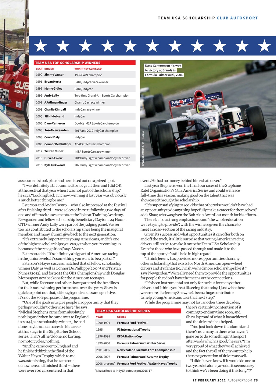 Autosport Preview Pages