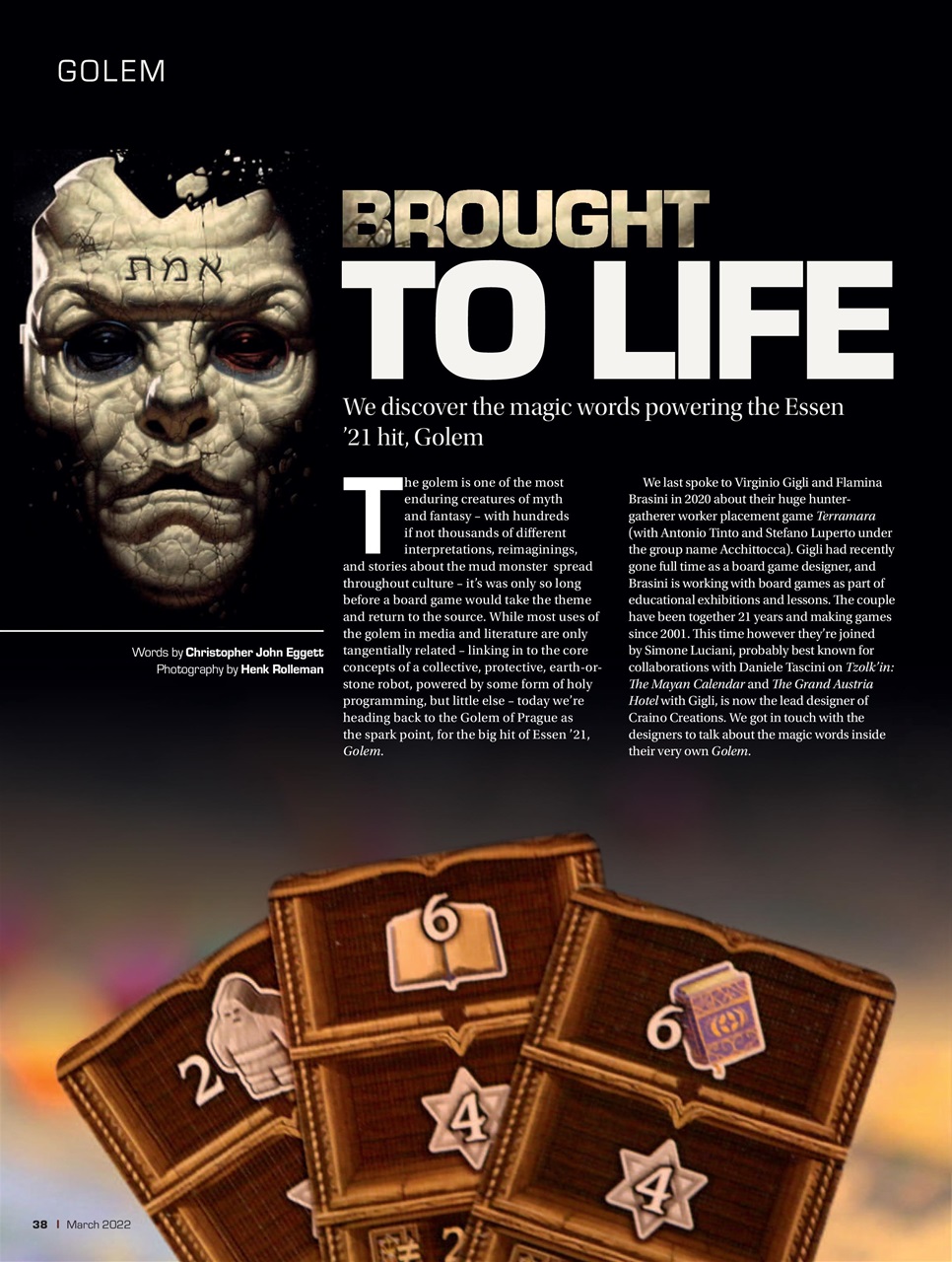 Tabletop Gaming Preview Pages