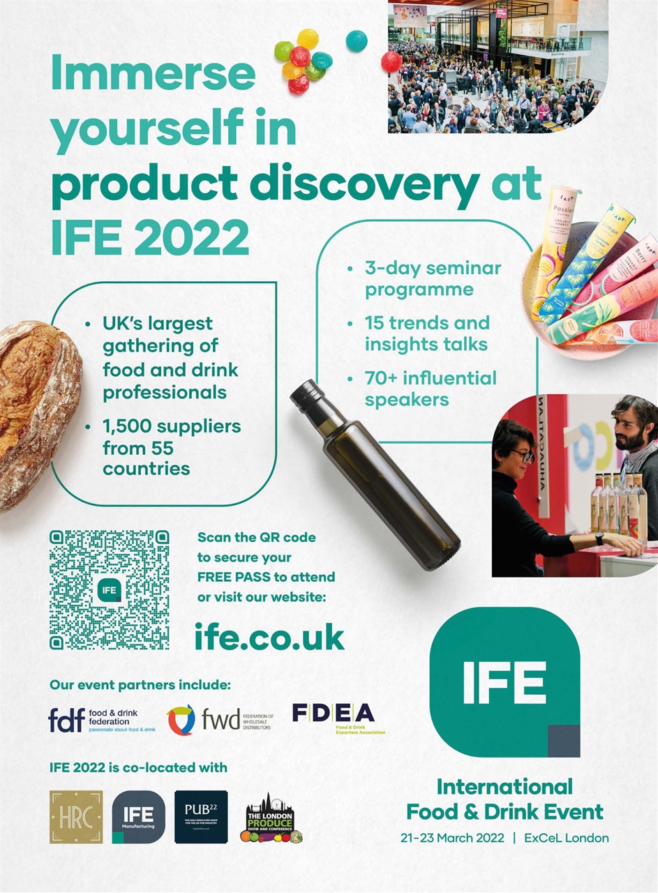 Speciality Food Preview Pages