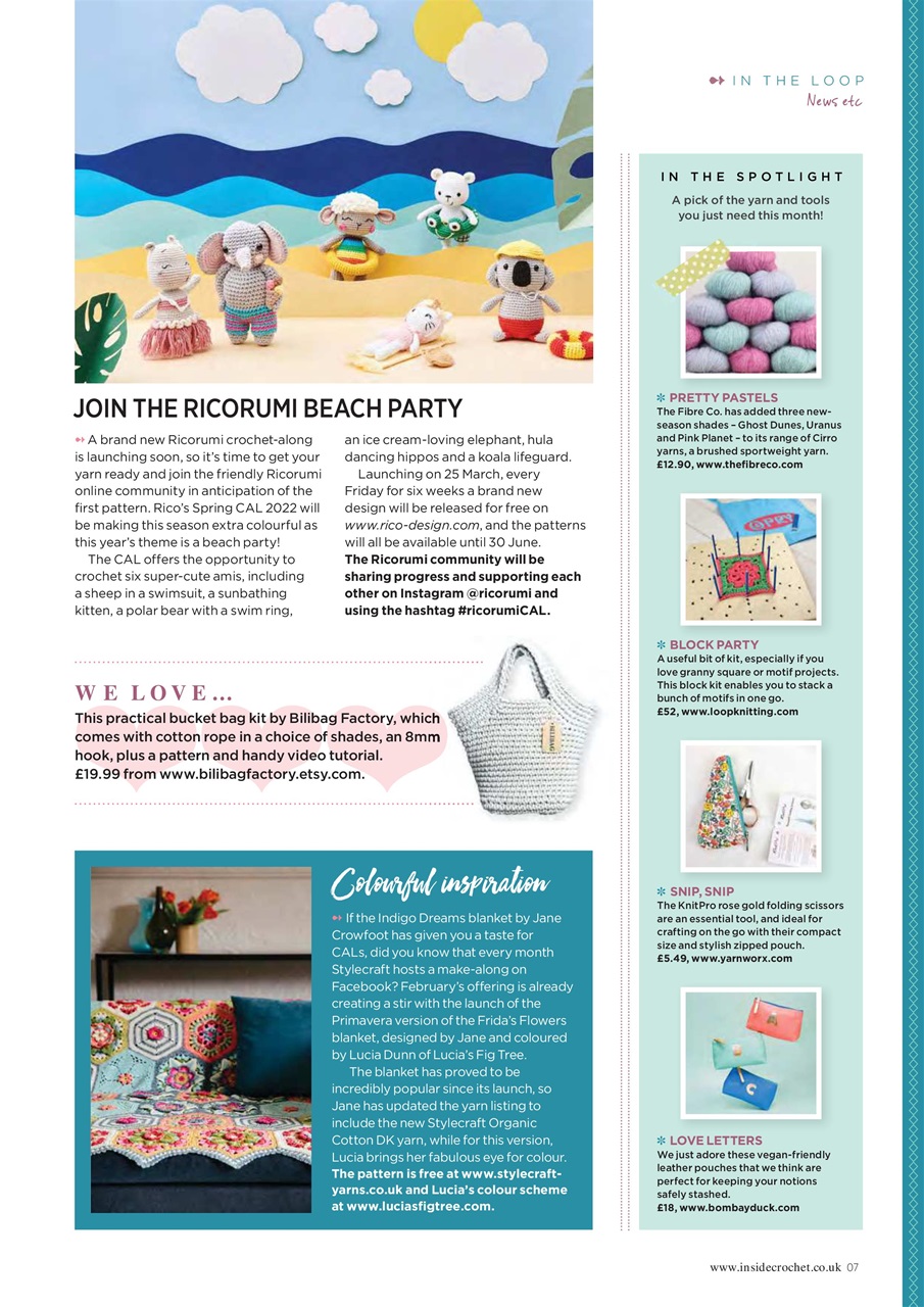 Inside Crochet Preview Pages