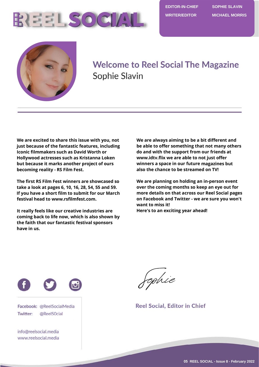 Reel Social Preview Pages