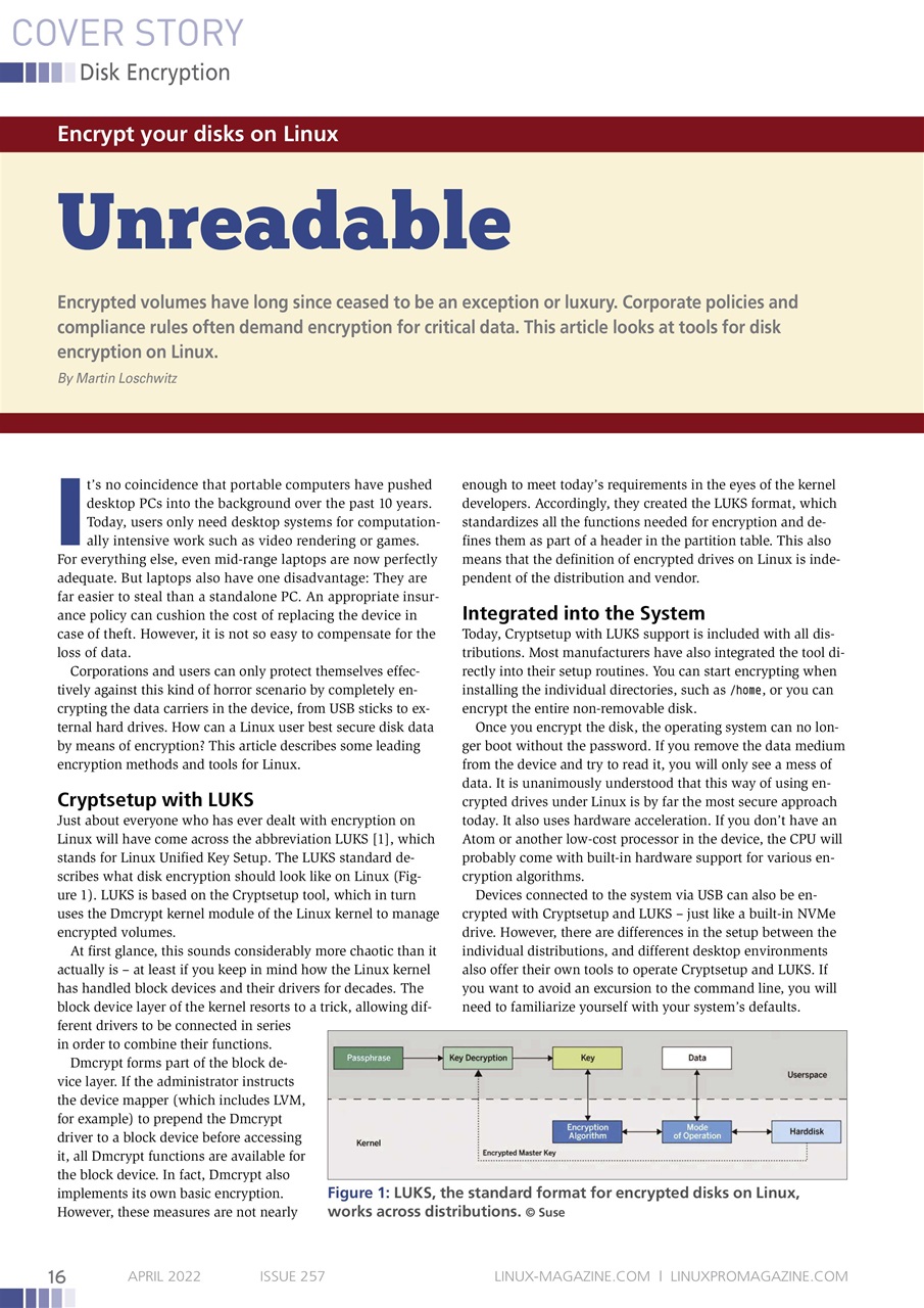 Linux Magazine Preview Pages