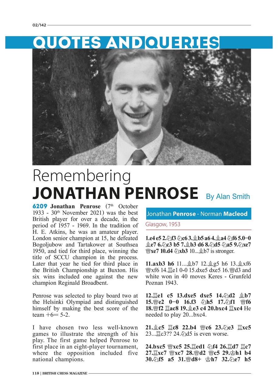 British Chess Magazine Preview Pages
