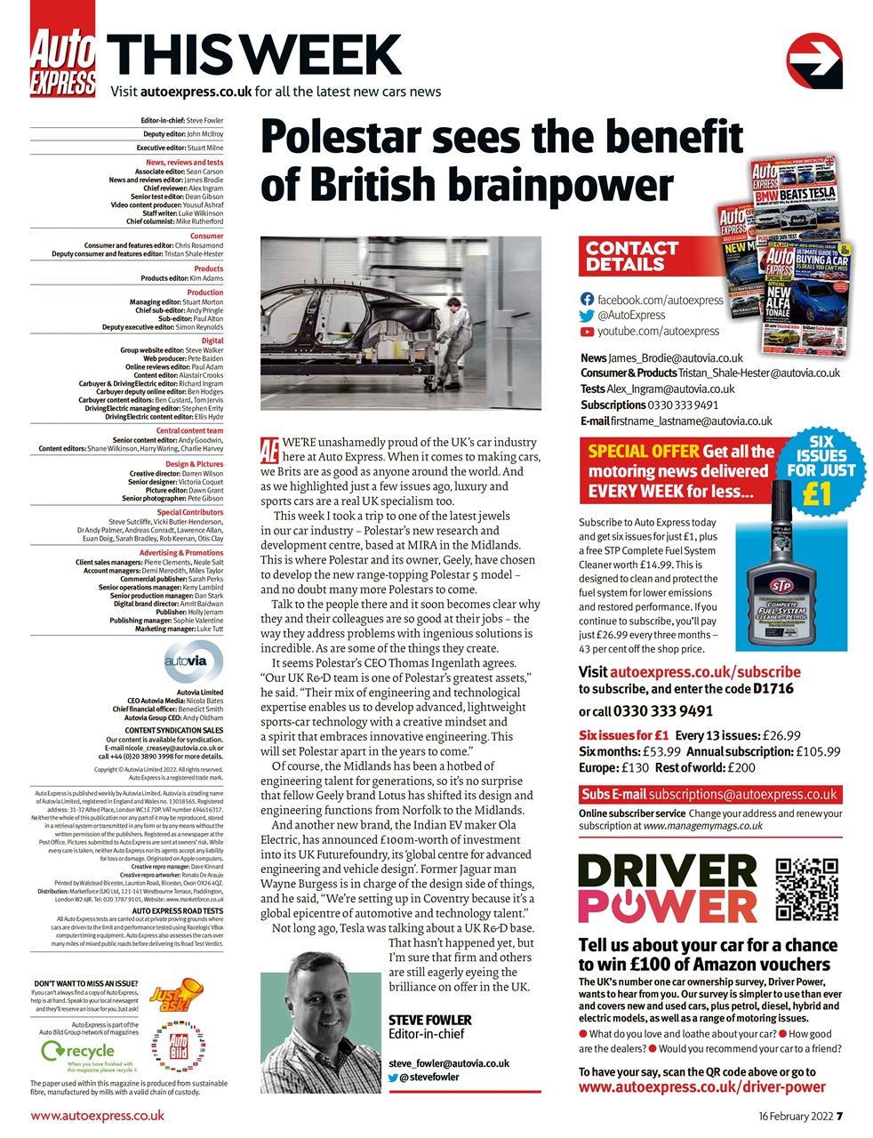 Auto Express Preview Pages