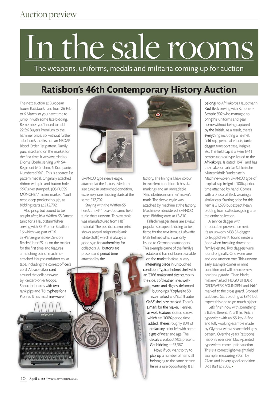 The Armourer Preview Pages