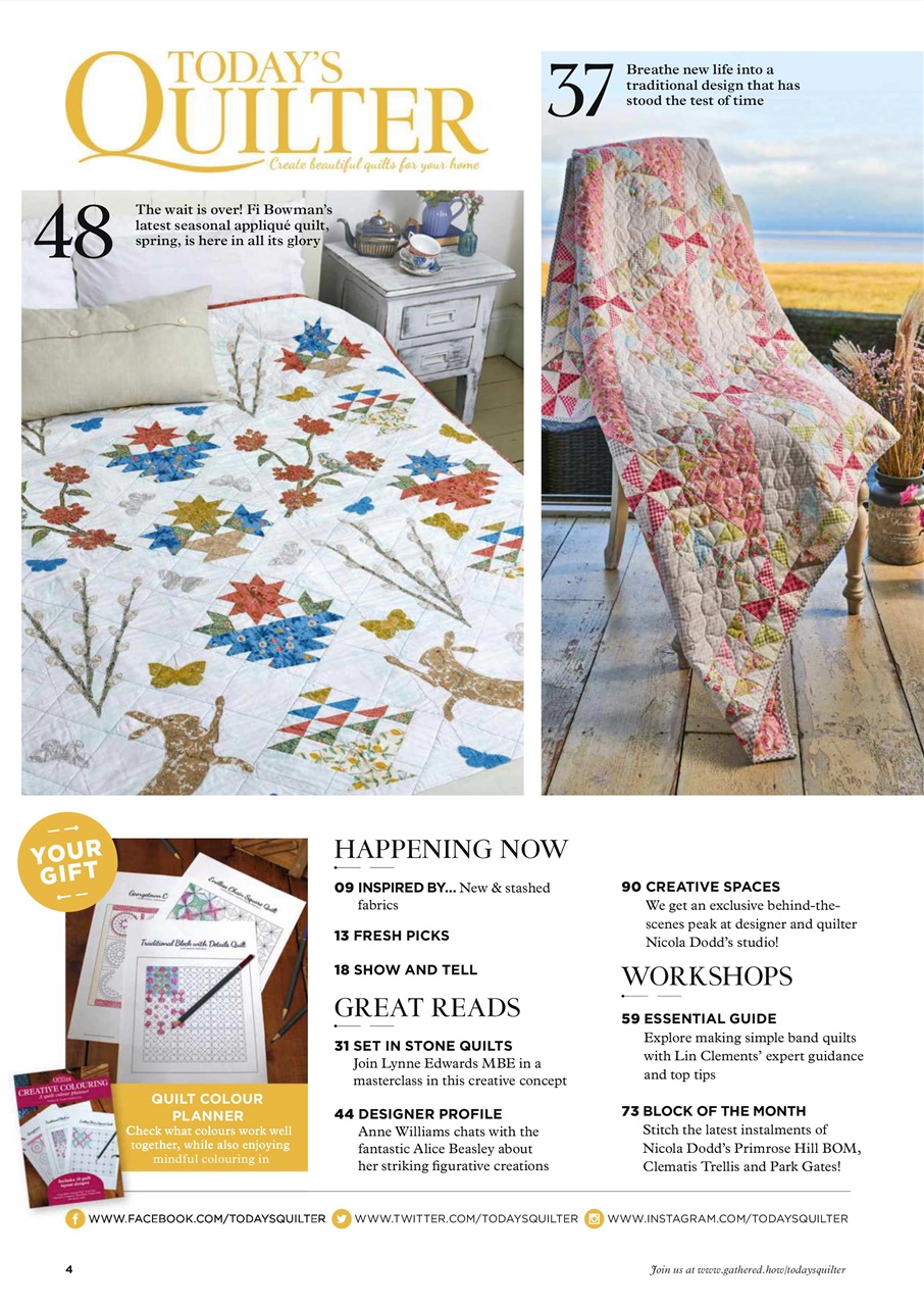 Today’s Quilter Preview Pages