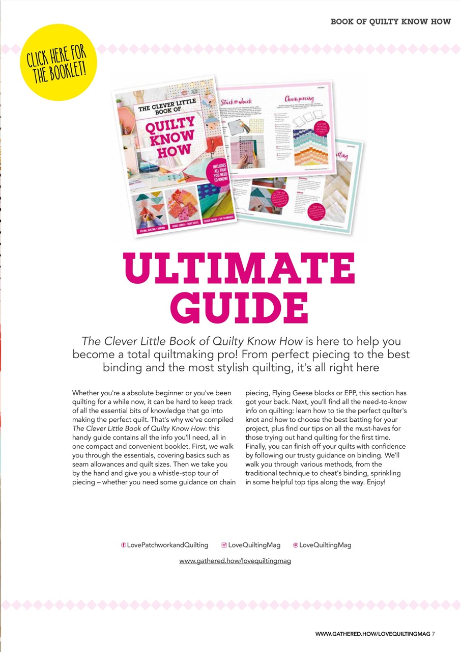 Love Patchwork & Quilting Preview Pages