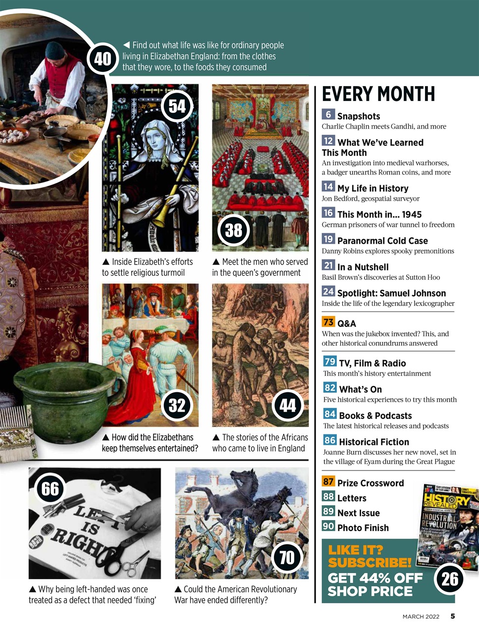 BBC History Revealed Magazine Preview Pages