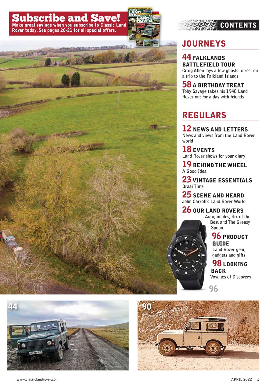 Classic Land Rover Magazine Preview Pages